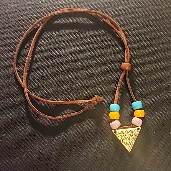 Soft Leather/Suede Necklace - Picture 1 of 3